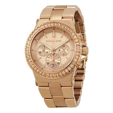 michael kors mk5412|Michael Kors rose gold bezel.